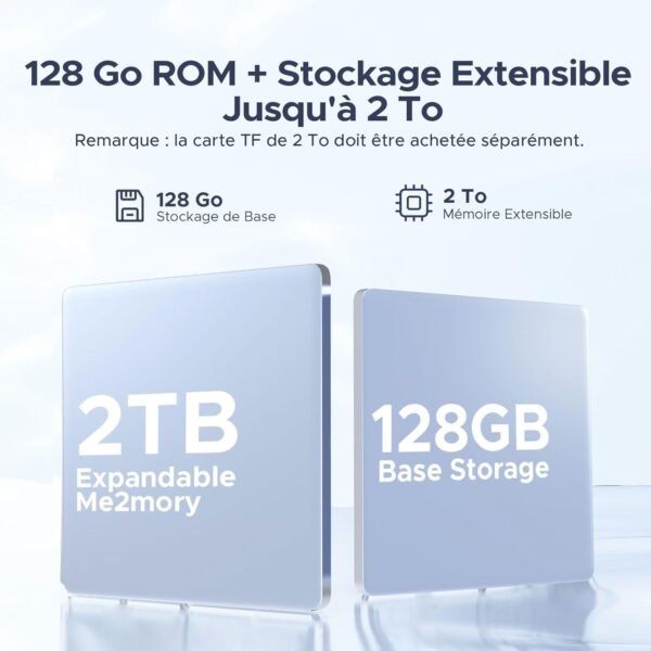 DOOGEE U10 (2025) Tablette Android 15, Tablette 10 Pouces 16Go RAM+128Go ROM(2To TF), GMS Tablette Tactile, WiFi 6, Widevine L1, 5060mAh, BT 5.0, 2 en 1 Tablette avec Clavier Souris- Gris – Image 5