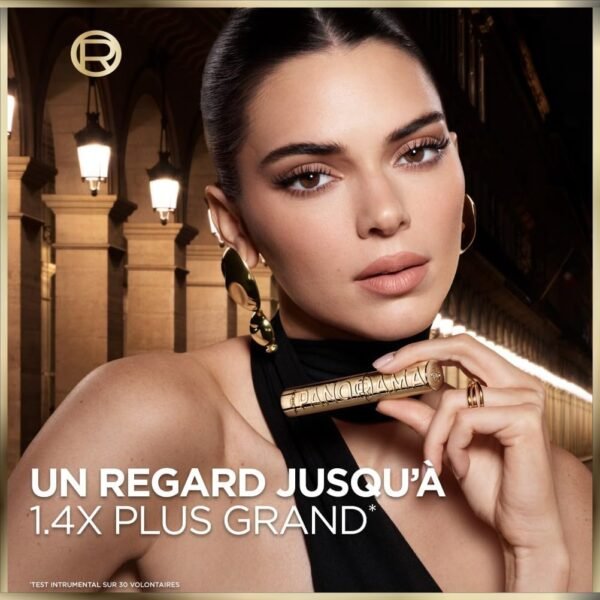 L'Oréal Paris - Mascara Volume Panoramique - Cils Démultipliés - Sans Paquets - Regard Agrandi - Technologie Stretch-Flex - Panorama Volume Millions de Cils - Noir – Image 3