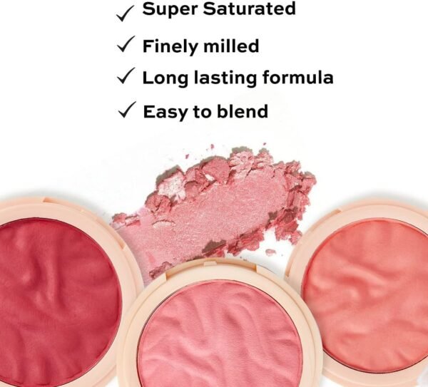 Makeup Revolution, Poudre Fard à Joues Relooké, Ballerina, 7.5g – Image 2