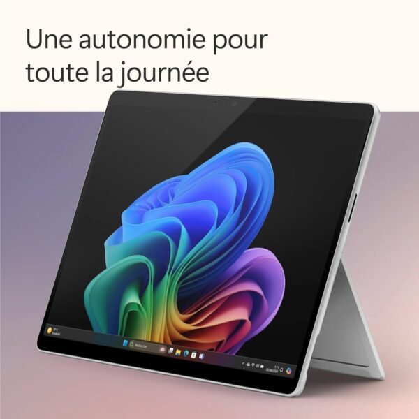 Microsoft Surface Pro (Chargeur Non Inclus) | Copilot+ PC | Ecran Tactile 13” | Snapdragon X Plus | 16Go RAM | SSD 256Go | Dernier Modèle, 11ème Edition | Windows 11 Home | Platine – Image 5