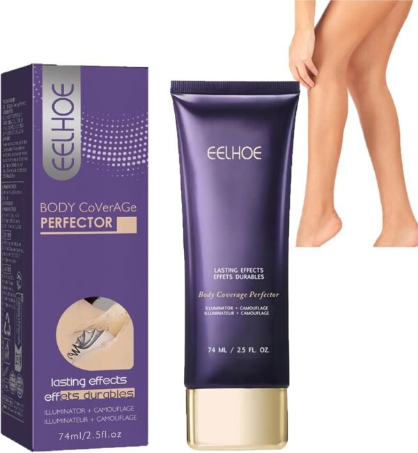 Sitovely Perfecteur de Couvrance Corporelle, Maquillage pour les Jambes Waterproof, Maquillage pour les Varices des Jambes, Correcteur de Cicatrices pour le Corps et les Tatouages
