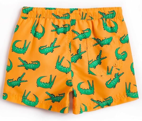 MaaMgic Short de Bains D'Ete Garcons Filles Carton Dinasaure avec Slip Filet Maillot de Bain Enfant a la Plage – Image 2