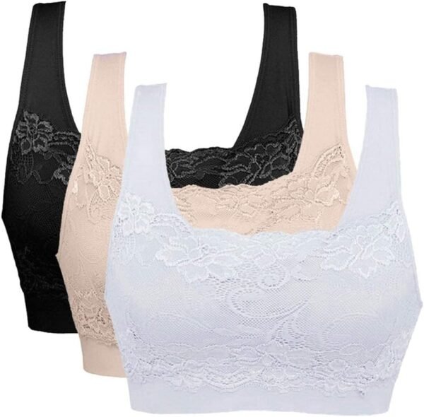 Litthing Brassière Soutien-Gorge sans Armature Dentelle Sexy Respirant Confortable pour l'Entraînement Physique Yoga pour Femme