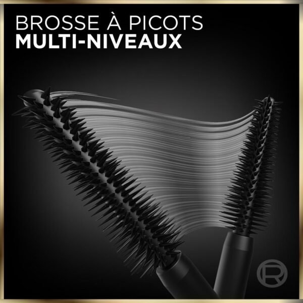 L'Oréal Paris - Mascara Volume Panoramique - Cils Démultipliés - Sans Paquets - Regard Agrandi - Technologie Stretch-Flex - Panorama Volume Millions de Cils - Noir – Image 6