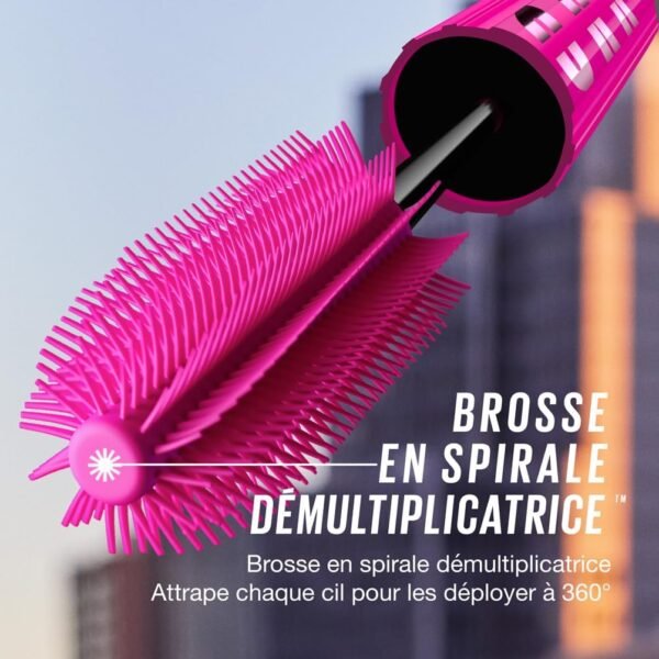 Maybelline New York – Mascara Volume & Définition - Effet Cils Déployés 360° - Tenue 24H - Sans Paquet - Sensational Firework - Couleur : Very Black – Image 5