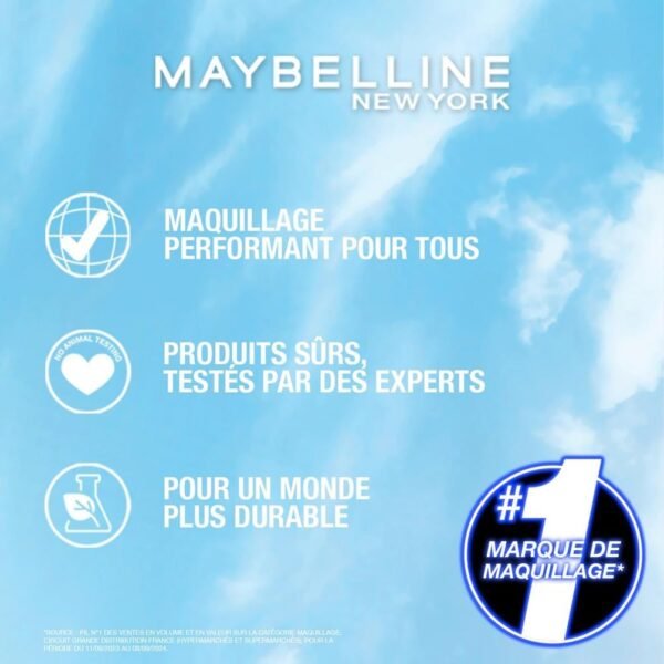 MAYBELLINE NEW YORK - Lasting Drama - Crayon Eyeliner Waterproof - Regard Souligné & Intense - Fini Mat Poudré - Tenue 36H* - Pointe Crayon Automatique - Formule Ultra Pigmentée - Black Out Drama – Image 7