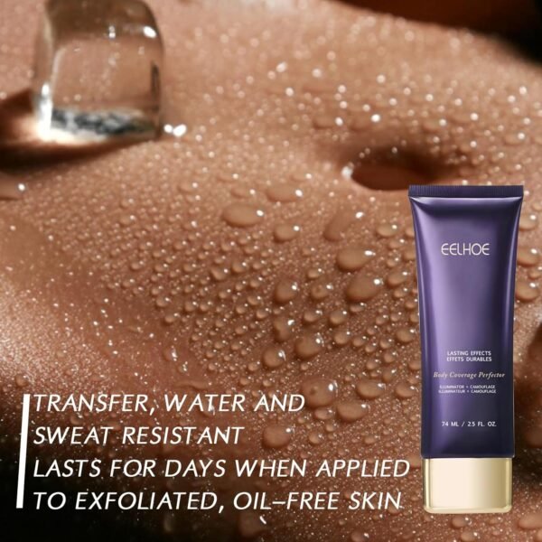 Sitovely Perfecteur de Couvrance Corporelle, Maquillage pour les Jambes Waterproof, Maquillage pour les Varices des Jambes, Correcteur de Cicatrices pour le Corps et les Tatouages – Image 6