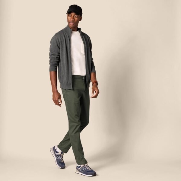 Amazon Essentials Pantalon Chino Extensible à Coupe ajustée et Infroissable, sans Pinces Homme – Image 4