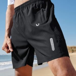 Alternative view of NORTHYARD Short de course à pied pour homme à séchage rapide - 17,8 cm/12,7 cm/22,9 cm - Léger - Pour sport, gym, basket-ball, randonnée