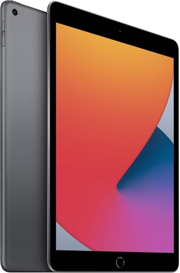 2020 Apple iPad (10,2-pouces, Wi-Fi, 128 Go) Gris Sidéral (Reconditionné) – Image 2