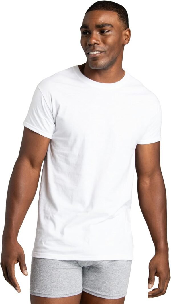 Fruit of the Loom Shirt Stay Tucked Crew pour Homme (Lot de 6) – Image 5