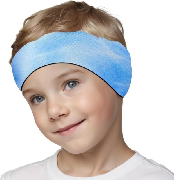 HeySplash Bandeau de Natation, Bandeau Cheveux en Néoprène Imperméable de Haute Élasticité, Serre-tête avec Le Motif Vivant pour La Natation et Le Surf