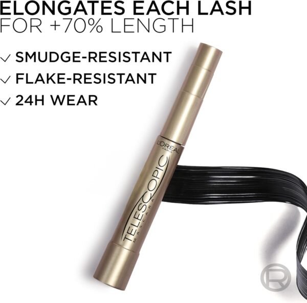 L'Oréal Paris - Mascara Telescopic Original - 910 Noir profond – Image 7