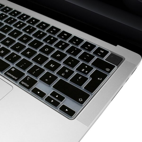 Arisase Housse de Clavier Ultra Fine en Silicone pour MacBook Pro 16"/14" 2023 avec Puce M3/Pro/Max (A2991, A2918, A2992) - Protection Souple - Disposition UE/UK – Image 5
