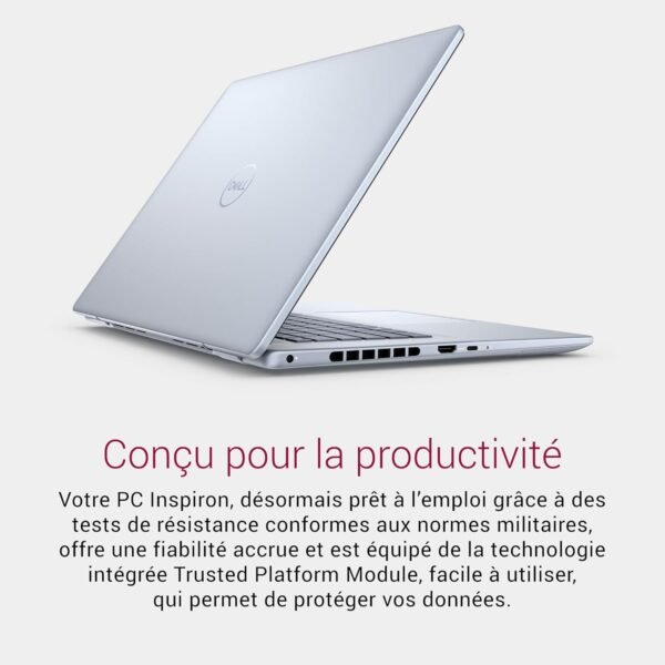 Dell Inspiron 7440 Laptop 14 2.8K Display, Intel Core Ultra 7-155H, 32 GB LPDDR5X RAM, 1 TB SSD, Intel Arc Graphics, Windows 11 Home - Cloud Cover, 2.8K NT+FHD CAM – Image 7