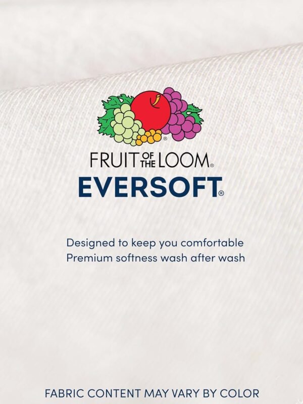 Fruit of the Loom Shirt Stay Tucked Crew pour Homme (Lot de 6) – Image 6