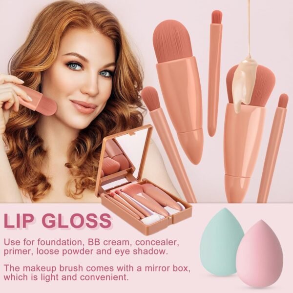 Muiefe Kit Maquillage Femme, Mallette et Coffret de Maquillage Ado Fille, Coffret Cadeau Maquillage avec Palette à Yeux Correcteurs Contour Fond de Teint Mascara Gloss à Lèvres Eyeliner Crayon Sourcil – Image 7