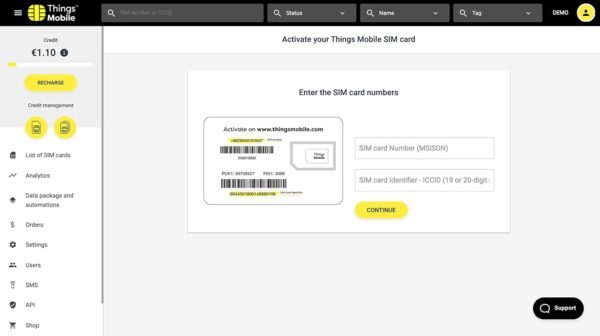 Carte SIM M2M Espagne - Things Mobile - Couverture Mondiale, réseau Multi-opérateur GSM/2G/3G/4G LTE, sans coûts Fixes, sans échéance avec des tarifs compétitifs. 10 € de crédit Inclus – Image 4