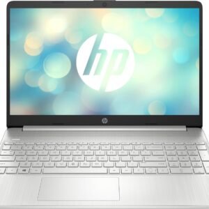 HP 15s-fq5004sf Ordinateur Portable 15,6" FHD IPS, PC Portable (Intel Core i7-1255U, RAM 16 Go, SSD 512 Go, Intel Iris Xe, Windows 11), Laptop Argent, Clavier AZERTY