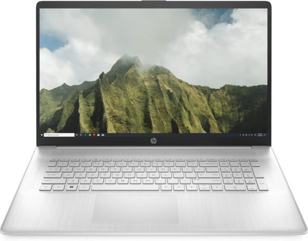 HP Laptop 17-cn2001sf PC Portable 17.3" FHD (Intel Core i3-1215U, RAM 8 Go, SSD 512 Go, AZERTY, Windows 11 Famille) Argent naturel