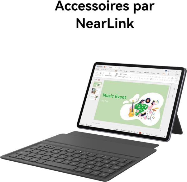 HUAWEI MatePad 11,5″S Tablettes, Écran PaperMatte 11,5 Pouces 2,8K, rafraîchissement élevé de144 Hz, 8GB+256GB, Clavier, M-Pencil par NearLink, Notes, WiFi 6, Batterie de 8,800 mAh, Gris – Image 7