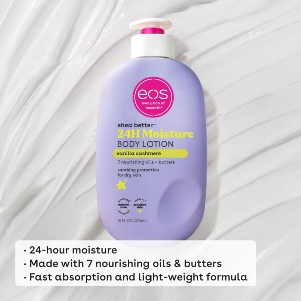 EOS Shea Better 24H Moisture Lotion pour le corps Vanilla Cashmere – Image 4