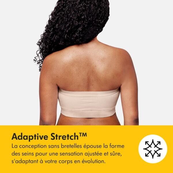 Medela Mains libres, soutien-gorge d'extraction Easy Expression avec matériau adaptatif stretch pour un ajustement parfait – Image 5