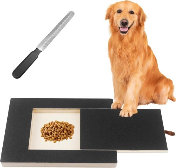 Planche à gratter pour chien, avec boîte à friandises 35 x 25 x 3 cm de rechange pour ponceuse à griffes pour chien