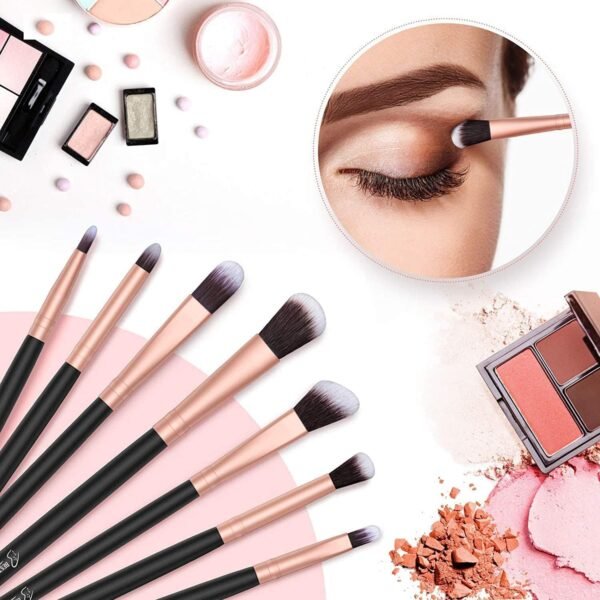 BESTOPE PRO Pinceaux Maquillages Or Rose, Kit Pinceaux Maquillages Professionnel 16pcs, Lot De Pinceaux Maquillage Avec Pinceaux Maquillages Yeux – Image 4