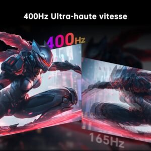 Alternative view of KTC 24.5 Pouces Ecran PC Gamer 400Hz / 360Hz / 240Hz | Fast IPS 1ms | Adaptive Sync | FHD écran 1080P | HDR 400 128% sRGB | HDMI x2, DP x2 | Réglage de l'inclinaison Gris argenté VESA 100*100mm H25X7