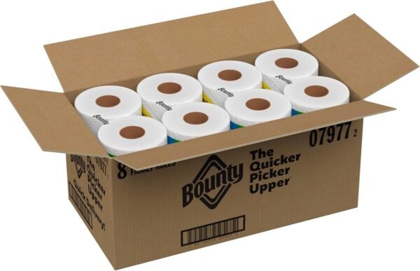 Bounty Lot de 8 rouleaux de papier essuie-tout Blanc – Image 11