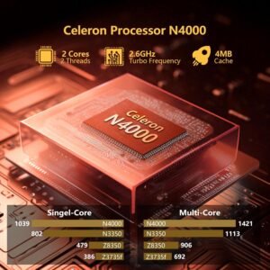 Alternative view of Ordinateur Portable 15,6 pouces Celeron N4000, PC Portable 8 Go RAM LPDDR4 SSD 256 Go Full HD 1920 x 1080, Laptop avec USB 3.0, Wi-Fi, mini HDMI, Bluetooth 4.2, prise en charge de l'extension SSD 1 To