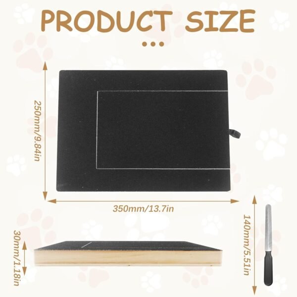 Planche à gratter pour chien, avec boîte à friandises 35 x 25 x 3 cm de rechange pour ponceuse à griffes pour chien – Image 2
