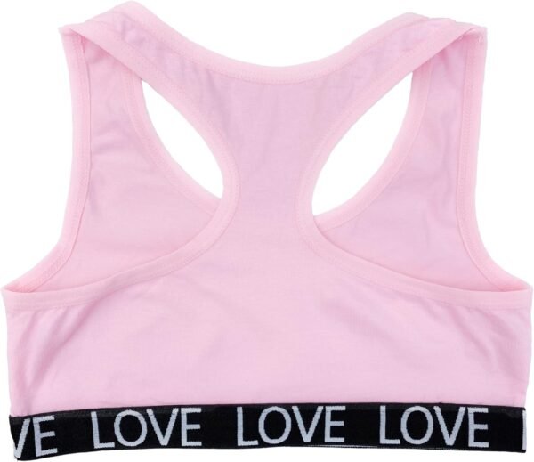 Channo Set Fille Coton Intime : Top sans armure bretelles larges slip culotte pack de 3 pièces – Image 3