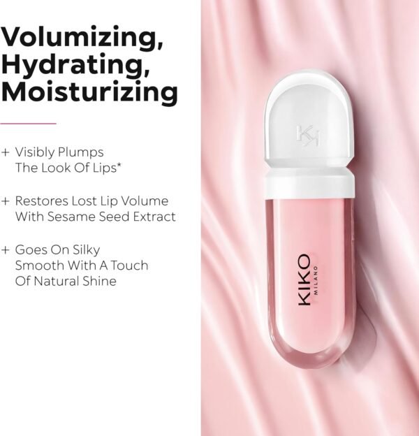 KIKO Milano Lip Volume Tutu Rose | Crème Pour Les Lèvres Perfectrice Effet Volumateur – Image 2