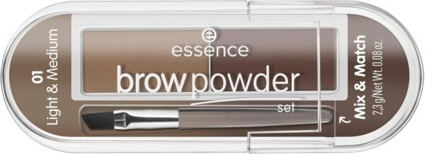Essence - Ensemble de Poudre pour Sourcils - 01 Light & Medium