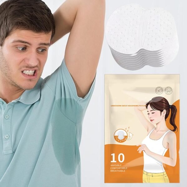 Garde de Sueur sous Les Bras - Barrières d'humidité des bâtons Doux, Fines plaques de contrôle des odeurs Invisibles, Bandes Douces adaptées à la Peau | Essentiels d'hygiène personnelle pour Le – Image 3
