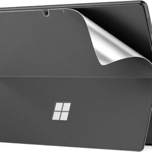 MoKo Film de Protection Arrière Tablette Compatible avec Microsoft Surface Pro 11 2024 / Pro 10 2024/Pro 9/Pro 8 13", Protecteur d'Écran Arrière d'Autocollant en PU pour Surface Pro 11, Gris Foncé