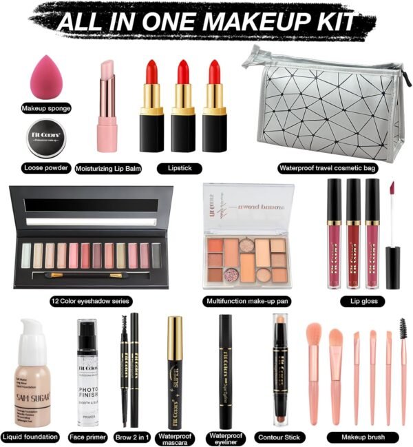 Proamate Kit de maquillage complet pour femmes et filles (Kit A001) – Image 2