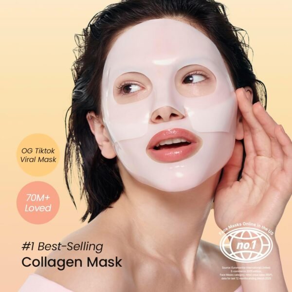 Biodance Bio-Collagen Real Deep Mask Pack de 4 - Masques visage, masque visage, masque visage femme, masque visage, resserrement des pores, traitement des rides – Image 2