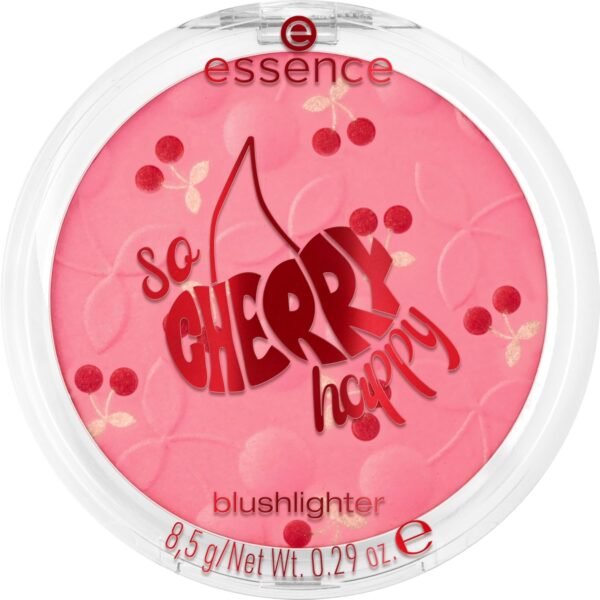 Essence Cosmetics SO CHERRY happy blushlighter blush illuminateur, chatoyant (8.5g) – Image 2