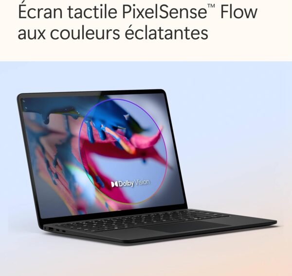 Microsoft Surface Laptop | Copilot+ PC | Ecran Tactile 15” | Snapdragon® X Elite | 16Go RAM | SSD 512Go| Dernier Modèle, 7ème Edition | Noir – Image 9