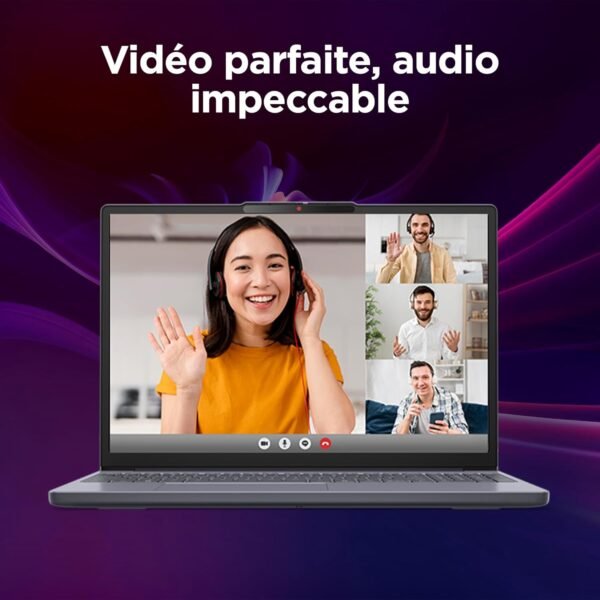 Lenovo IdeaPad Slim 3 16IRH10 - Ordinateur Portable 16'' WUXGA (Intel Core i7-13620H, RAM 16Go, SSD 1To, Intel UHD Graphics, Windows 11 Home) Clavier AZERTY Français - Bleu – Image 4