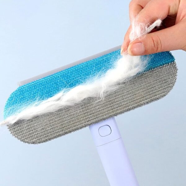 Brosse de nettoyage multifonction réglable pour poils de chien et chat, pour tapis, canapé, fenêtre, pour surfaces humides et sèches – Image 3