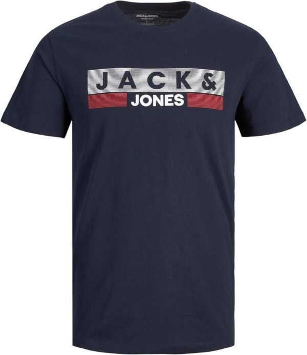 JACK & JONES Jjecorp Logo Tee SS O-Neck Noos Pls T-Shirt Homme – Image 2