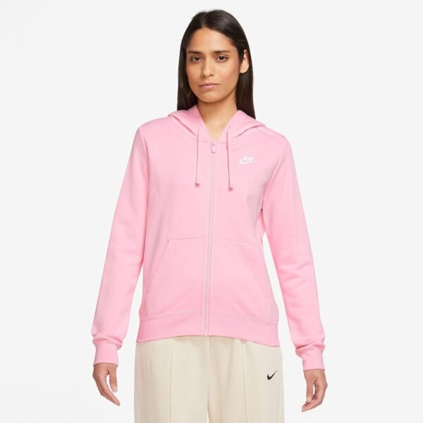 Nike W NSW Club FLC Fz Hoodie STD Sweatshirt Femme – Image 3