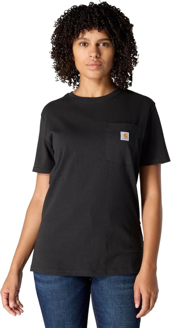 Carhartt Damen T-Shirt Workw Pocket S/S T-Shirt White