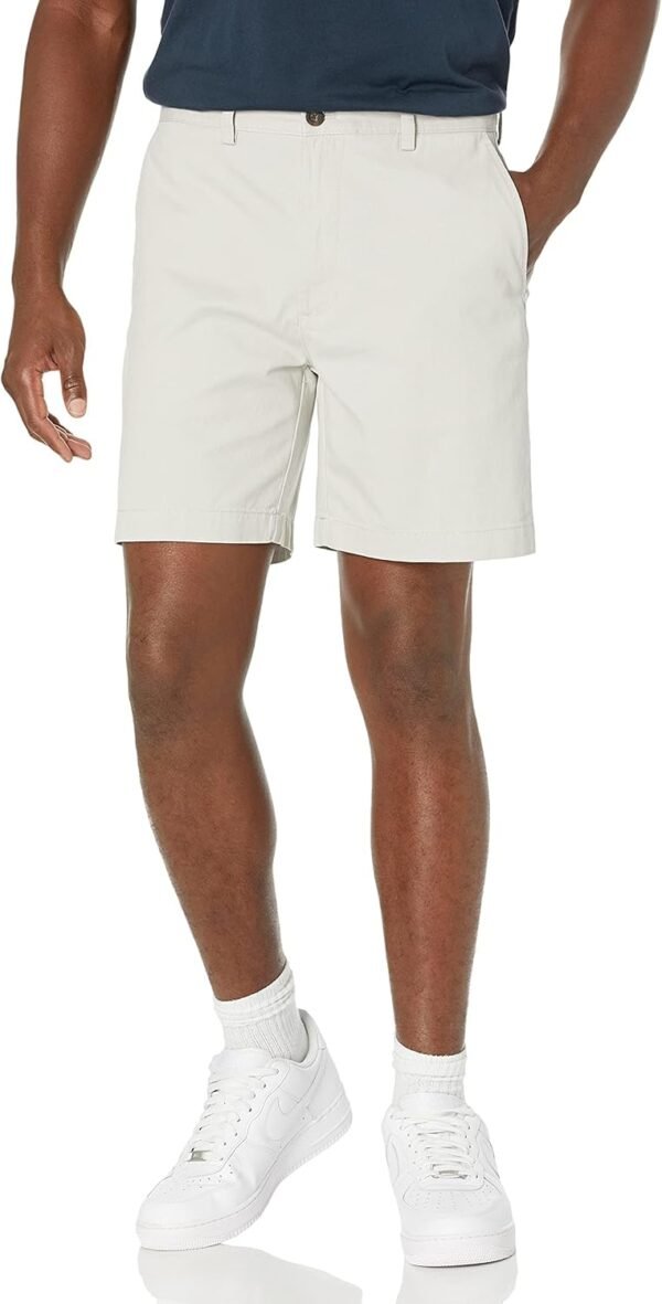 Amazon Essentials Short Chino Coupe Classique, Entrejambe 18 cm Homme