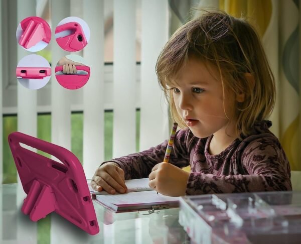 SUAAT 2025 Andriod Tablette 7 Pouces pour Enfants, 32GB ROM Bluetooth, éducation + Jeux, Double caméra, contrôle Parental,Espace Enfants,Type C-Rose – Image 5