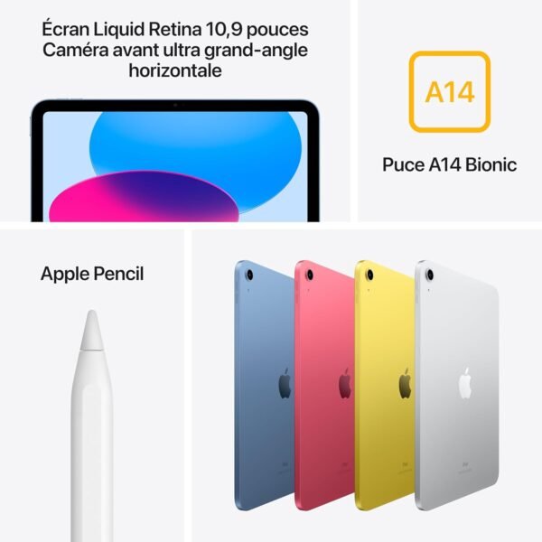 Apple iPad 10,9 Pouces (Wi-FI, 64 Go) - Rose (10e génération) – Image 3